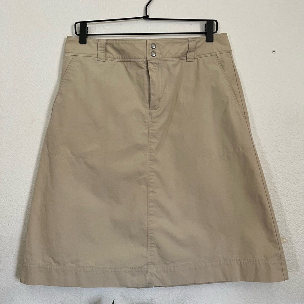 Patagonia Khaki A-Line Skirt